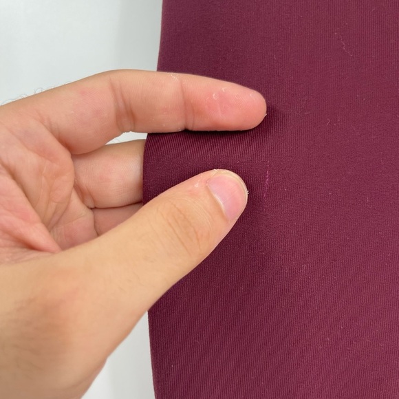 Free people movement active wear workout kali crop leggings wine red size small - Picture 8 of 13